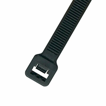 EVERMARK 48 in. 175 lbs Ultra Violet Black Cable Tie, 50PK E48-175-0-50
